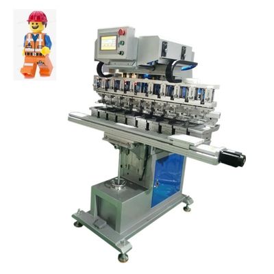 10 دستگاه چاپگر پد رنگی 0.4-0.6Mpa با قطعات پنوماتیک SMC
